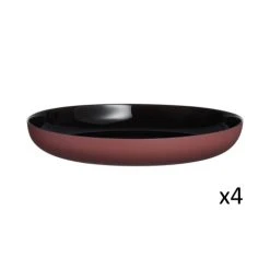 Luminarc 4 Assiettes 25cm Vicky Terracotta