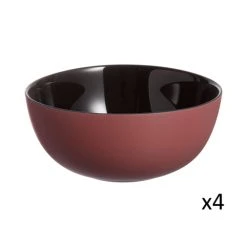 Luminarc 4 Coupelles 12cm Vicky Terracotta