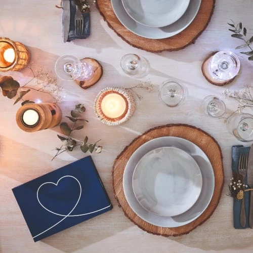 Luminarc 6 Assiettes Creuses Grises Effet Marbré 20cm – Image 3