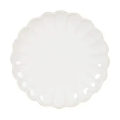 Maisons Du Monde Assiette à Dessert En Grès Beige - Lot De 6