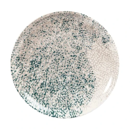 Maisons Du Monde Assiette à Dessert En Grès écru Et Bleu - Lot De 6