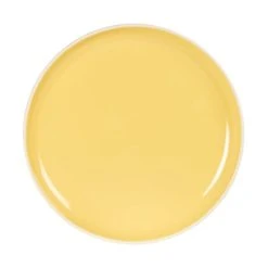 Maisons Du Monde Assiette à Dessert En Grès Jaune