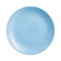 Luminarc Assiette à Dessert En Opale Bleu D19cm