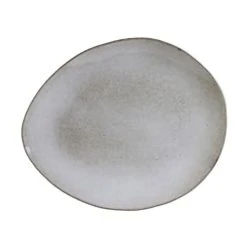 Trends Home Assiette à Dessert Galet Gris