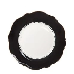 Mathilde M Assiette à Dessert Gris Foncé D21cm
