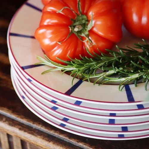 Maison Jean-Vier Assiette à Dessert Porcelaine Blanc 20 Cm – Image 2