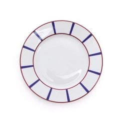 Maison Jean-Vier Assiette à Dessert Porcelaine Blanc 20 Cm