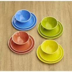 Les Jardins De La Comtesse Assiette à Dessert Verte 23 Cm - Lot De 2 -Médard de Noblat Boutique assiette a dessert verte 23 cm lot de 2 4