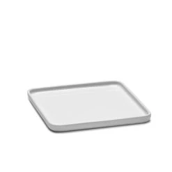 Serax Assiette Carrée En Porcelaine Blanche 16x16cm