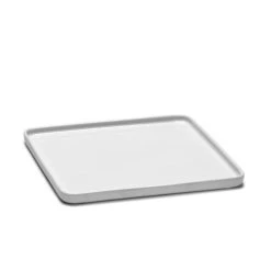 Serax Assiette Carrée En Porcelaine Blanche 20x20cm