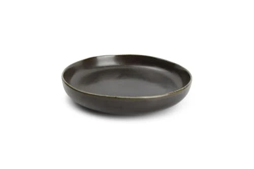 Salt & Pepper Assiette Creuse 22xH4cm ébène - Lot De 4