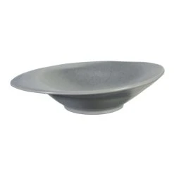 Sibo Homeconcept Assiette Creuse En Porcelaine Gris 20,5 Cm - Lot De 4