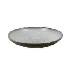 Sibo Homeconcept Assiette Creuse En Porcelaine Gris 20 Cm - Lot De 3