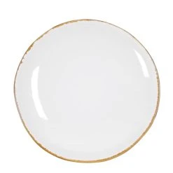 Mica Decorations Assiette De Diner En Céramique Blanc D26,5