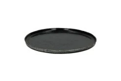 Pomax Assiette De Présentation En Grès Noir
