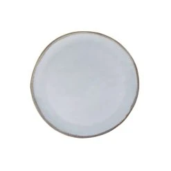 Sibo Homeconcept Assiette Dessert En Grès Artisanal Blanc 21 Cm - Lot De 6