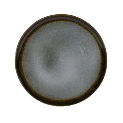 Sibo Homeconcept Assiette Dessert En Grès Artisanal Gris 20 Cm - Lot De 6