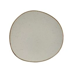 Sibo Homeconcept Assiette Dessert En Grès Réactif Beige 22 Cm - Lot De 6