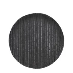 Mica Decorations Assiette En Aluminium Gris D37