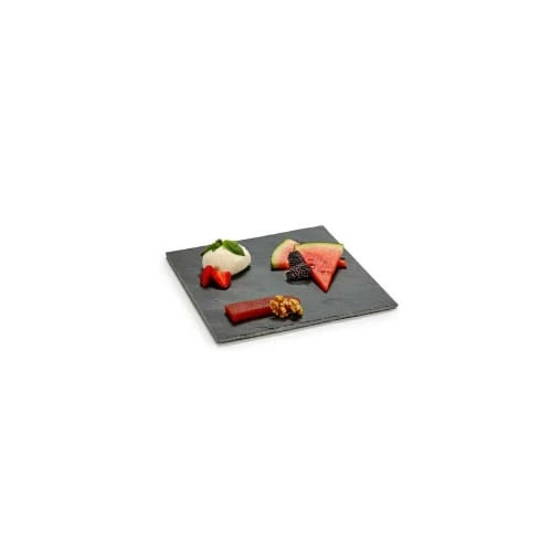 Wadiga Assiette En Ardoise Carrée 25x25cm – Image 2