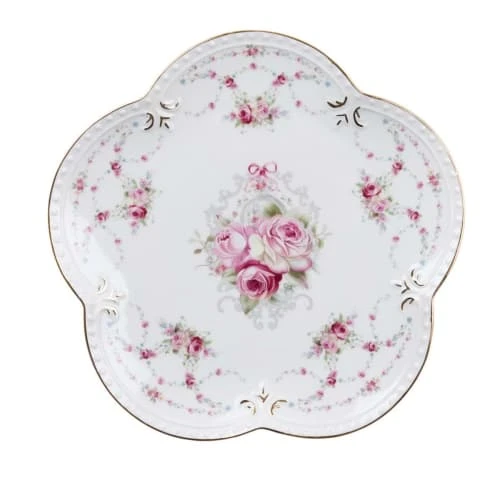 Blanc Mariclo Assiette En Céramique Blanche Ø19