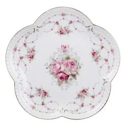 Blanc Mariclo Assiette En Céramique Blanche Ø26