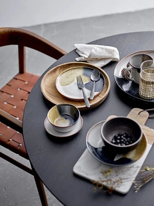 Bloomingville Assiette En Grès Multicolore – Image 2