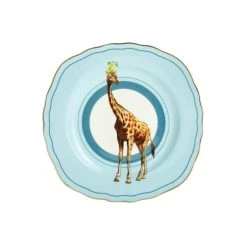 Yvonne Ellen Assiette En Porcelaine Girafe D16cm