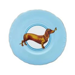 Yvonne Ellen Assiette En Porcelaine Teckel D24cm