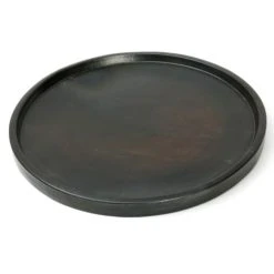 Bazar Bizar Assiette En Terracotta Grande Noire