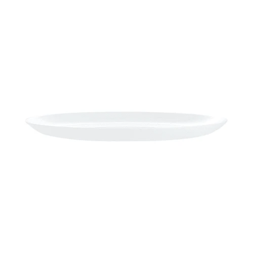 Luminarc Assiette Plate Blanche En Verre Opale Extra Résistant D25cm – Image 3