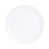Luminarc Assiette Plate Blanche En Verre Opale Extra Résistant D25cm