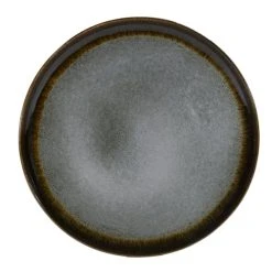 Sibo Homeconcept Assiette Plate En Grès Artisanal Gris 27 Cm - Lot De 4