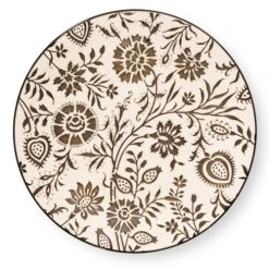Medard De Noblat Assiette Plate En Grès Beige/Gris