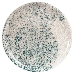 Maisons Du Monde Assiette Plate En Grès écru Et Bleu - Lot De 6