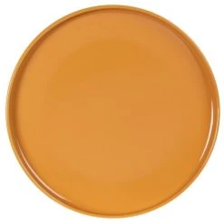 Maisons Du Monde Assiette Plate En Grès Jaune Moutarde - Lot De 6
