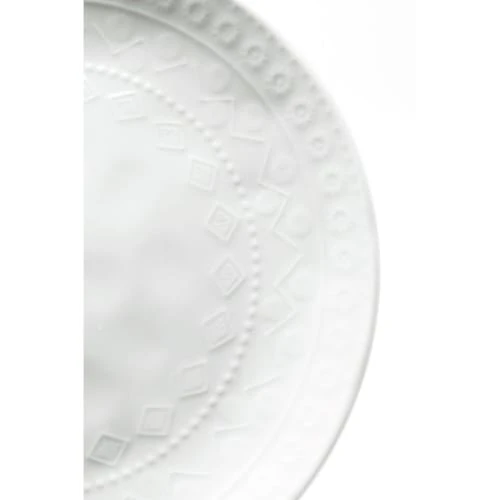 Kare Design Assiette Plate En Porcelaine Blanche D22 - Lot De 6 – Image 4