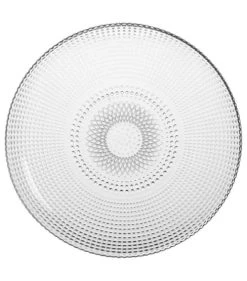 Wadiga Assiette Plate En Verre D27cm