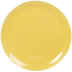 Maisons Du Monde Assiette Plate En Verre Jaune