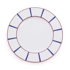 Maison Jean-Vier Assiette Plate Porcelaine Blanc 26,50 Cm