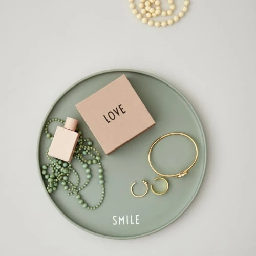 Design Letters Assiette Porcelaine Verte D22cm – Image 3