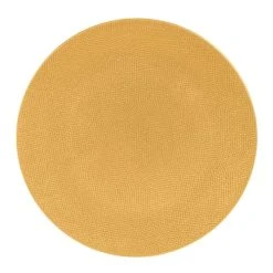 Table Passion Assiette Safran 31 Cm En Grès Jaune