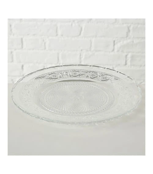 Wadiga Assiette Transparente En Verre D30cm – Image 2