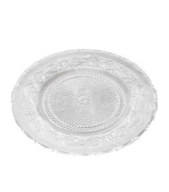 Wadiga Assiette Transparente En Verre D30cm