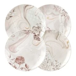 Mathilde M Coffret De 4 Assiettes à Dessert D20,5cm