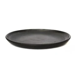 Bazar Bizar Grande Assiette En Terracotta Noire