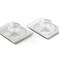 GEFU Lot De 2 Coquetiers En Acier Inoxydable Argent