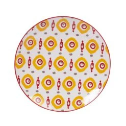Table Passion Lot De 6 Assiettes à Dessert 20 Cm En Porcelaine Jaune