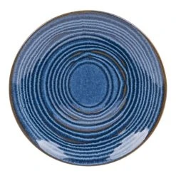 Table Passion Lot De 6 Assiettes à Dessert 21 Cm En Faïence Bleu