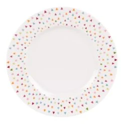 Table Passion Lot De 6 Assiettes à Dessert 22 Cm En Porcelaine Blanc